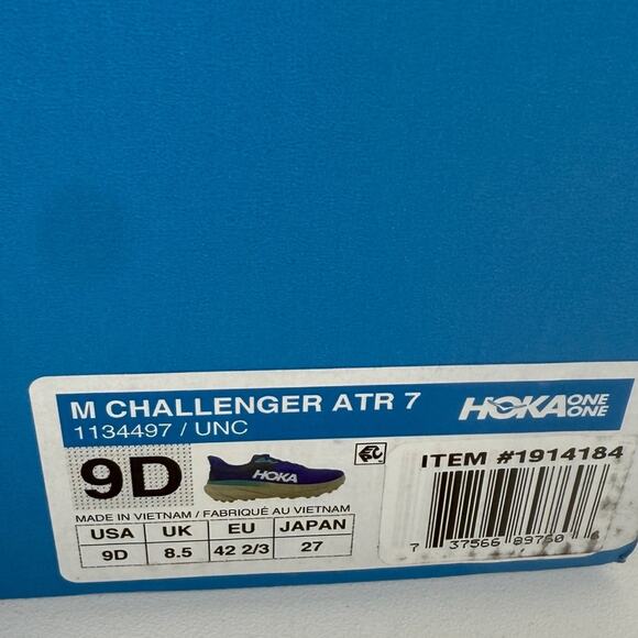 NIB •HOKA Men’s Challenger 7 Size: 9 - Picture 7 of 7